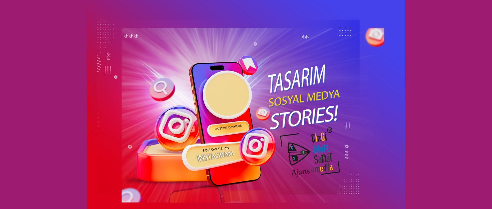 Sosyal medya ve Instagram story tasarımı hizmeti